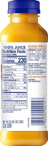 Naked Juice Orange Mango Smoothie Flavored Juice Blend Drink