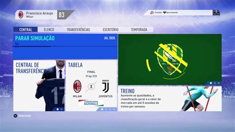 Modo Carreira Milan 07 YouTube