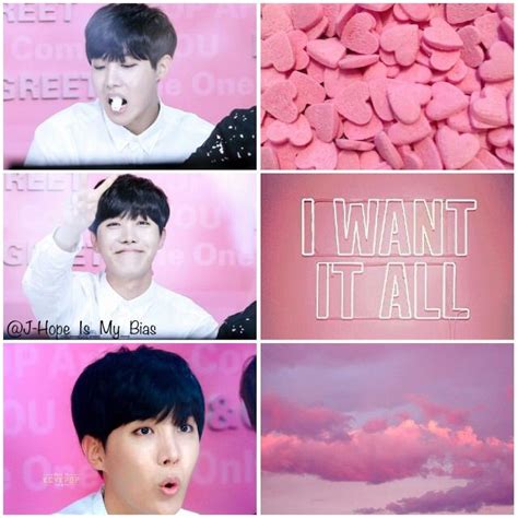 J Hope Pink Aesthetic ☼ Bts Armys Moodboards Amino