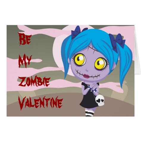 Zombie Valentines Day Cards The Cool Card Shop