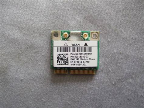 Dw Dell Mini Pci Wireless Wifi Wlan Card Broadcom Bcm Hmg Lan