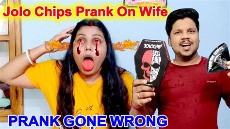 Jolo Chips Eating Prank On Wife Prank Gone Wrong She Started Crying😭😭😭 Youtube