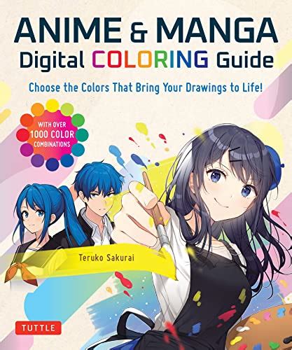 Anime And Manga Digital Coloring Guide Choose The Colors That Bring Your