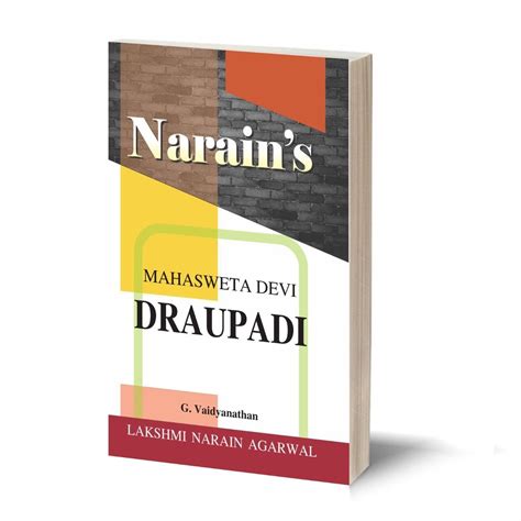 Draupadi Mahasweta Devi By G Vaidyanathan Lna Books