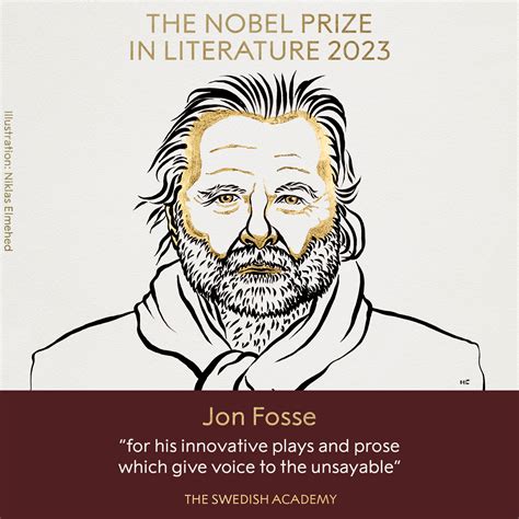 Premio Nobel per la Letteratura vince il norvegese Jon Fosse L Identità