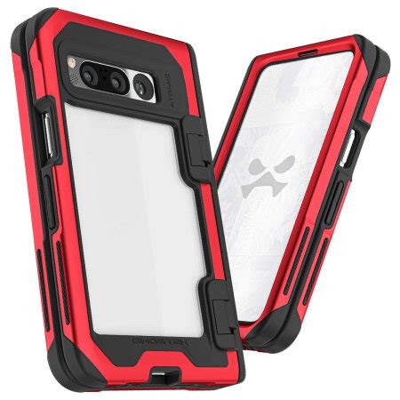 Ghostek Atomic Slim 4 Red Aluminum Case For Google Pixel Fold