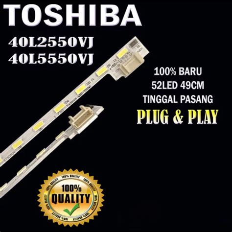 Jual Lampu LED Backlight TV BL 3 VOLT Toshiba 40L2550VJ 40L2550 52 LED