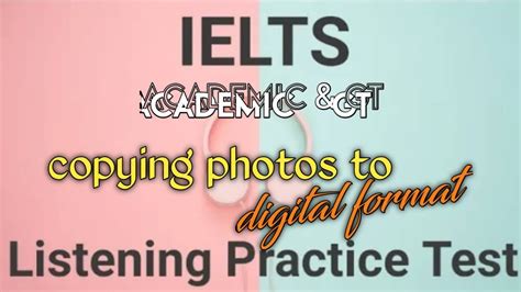 New Ielts Listening Practice Test With Answers Copying Photos To