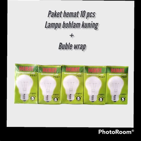 Lampu Bohlam Kuning Homecare