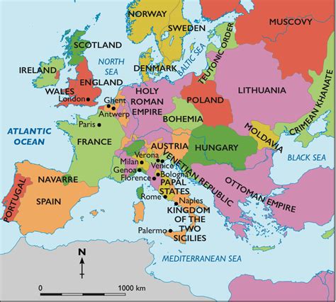 Europe Map Middle Ages - United States Map