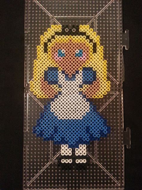 Alice In Wonderland Perler Figure By Ashmoondesigns On Deviantart