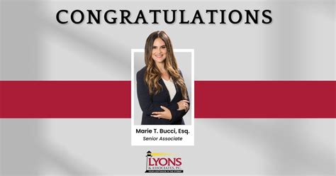 Marie Bucci Esq Promoted To Senior Associate