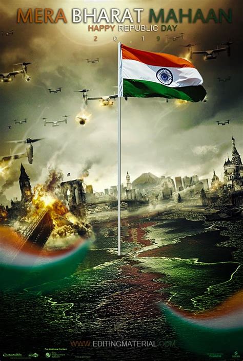 Republic Day Editing Background January