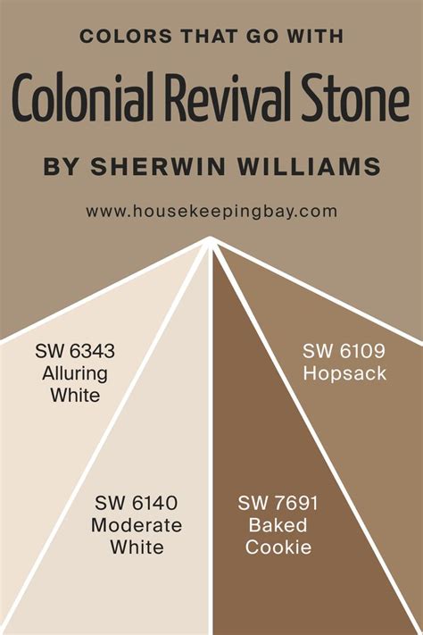 Colors That Goes With SW 2827 Colonial Revival Stone By Sherwin