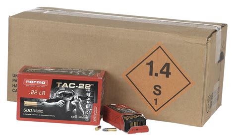 Norma Tac 22 22lr 40gr Lead Round Nose 5000rd Case Battlehawk Armory