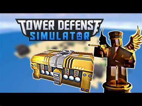 OPENING MY 3RD GOLDEN CRATE TOWER DEFENSE SIMULATOR ROBLOX YouTube