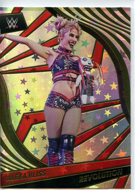 2022 Panini Revolution WWE Wrestling ASTRO Parallel 10 Alexa Bliss