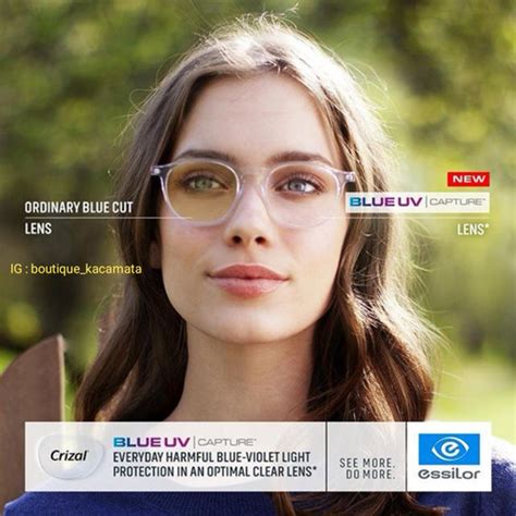 Jual Lensa Essilor FSV 1 67 Blue UV Capture Crizal Sapphire HR