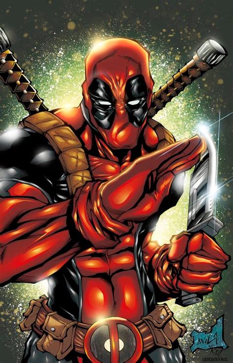 Deadpool Colors By Crisstianocruz On Deviantart Deadpool Cool Artwork Superhero Comic