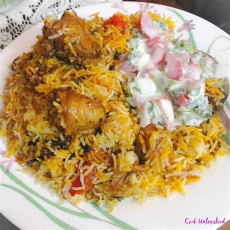 Cook Unleashed: Chicken Biryani With Raitha