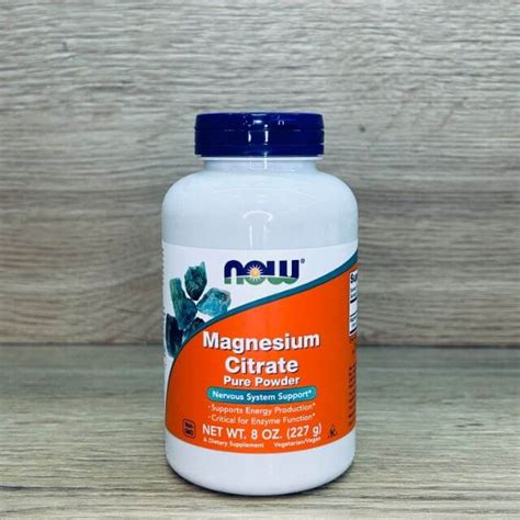 Now Foods Magnesium Citrate G Sixpack Lt Magnio Citratas