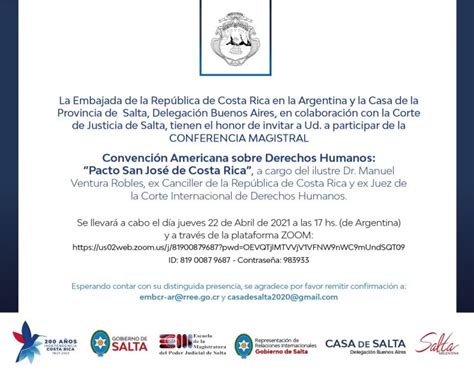 Noticia CONFERENCIA MAGISTRAL CONVENCIÓN AMERICANA SOBRE DERECHOS