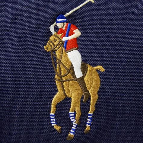 Polo Ralph Lauren Polo Player Canvas Duffle Bag Navy End Gb