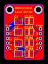 Bidirectional Level Shifter Rev A 08 16 OSHWLab