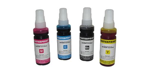 Kit Tinta Bulk Ink 4 Cores Refil 100ml Kit MP664 673 Masterprint