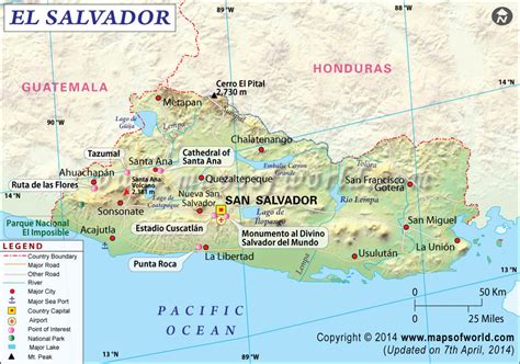 El Salvador Map | Map of El Salvador | Collection of El Salvador Maps