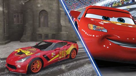 Flash McQueen Cars Movie CHEVROLET CORVETTE C7 STINGRAY TARGA Forza