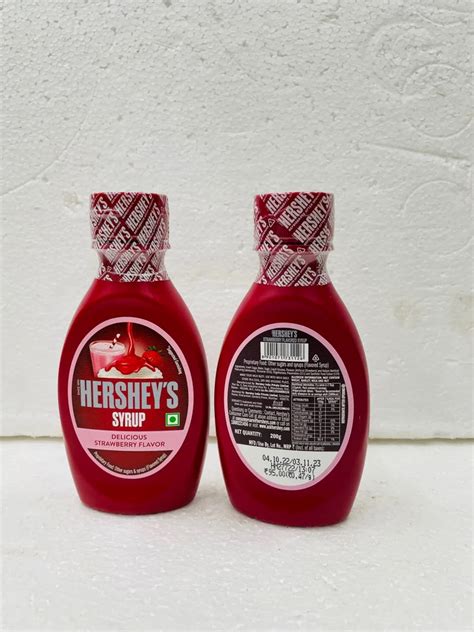 Hershey Strawberry Syrup 47G MRP 105 at 86 1 bottle सटरबर सरप