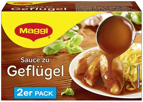 Maggi Delikatess Sauce zu Geflügel 2er Pack 2 x 250 ml Amazon de