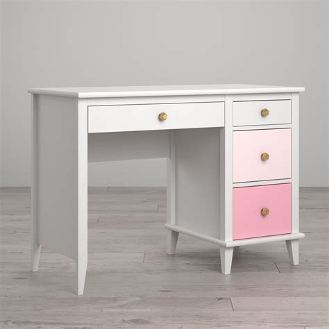 Little Seeds Monarch Hill Poppy Desk Whitepink White