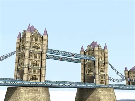 London Tower Bridge Free 3d Model Max Open3dmodel 43543