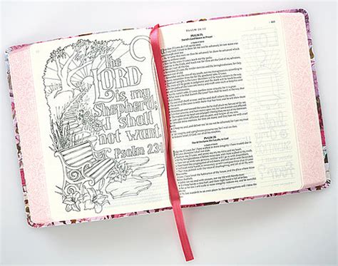 Kjv My Creative Bible Silky Floral Flexcover Kjv Book Icm Books