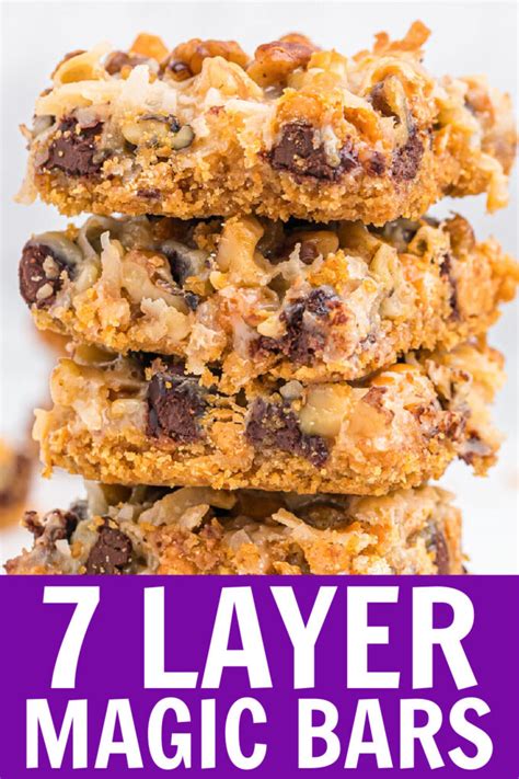 Seven Layer Magic Bars Recipe Belle Of The Kitchen