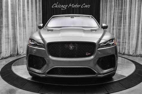 Used 2020 Jaguar F Pace Svr Awd Suv 50l Supercharged V8 550 Hp Hot Color Combo Loaded For