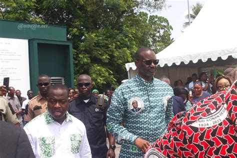 Deuil C R Monie D Hommage Des Militants Du Pdci Rda Feu Henri Konan