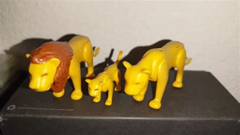 PLAYMOBIL LION LIONNE Et Lionceau animal sauvage savane jungle cirque ...