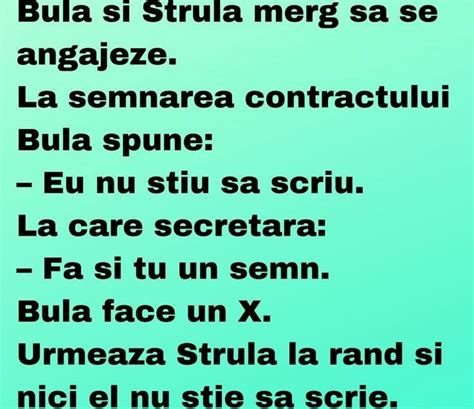 Bula Si Strula Merg Sa Se Angajeze La Semnarea Contractului Bula Spune