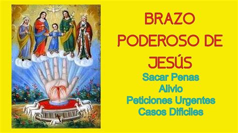 Oración al brazo Poderoso de Jesús para casos Difíciles y Protección