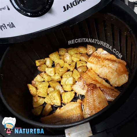 Filé de Peixe na AirFryer Receita Natureba