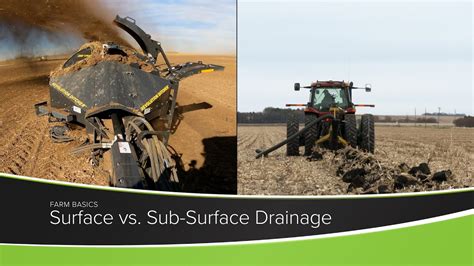 Surface Vs Sub Surface Drainage YouTube