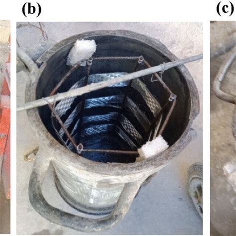 A Concrete Preparation B Formwork Preparation Before Casting C Download Scientific Diagram