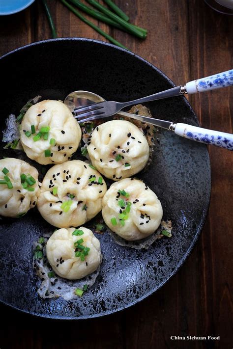 Pan Fried Pork Buns Sheng Jian Bao Recipe China Sichuan Food