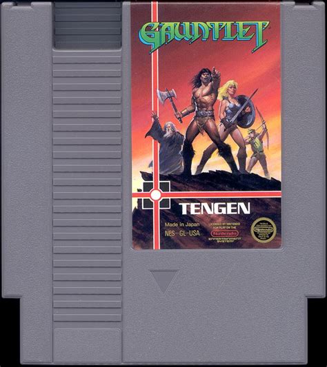 Gauntlet (1985) box cover art - MobyGames