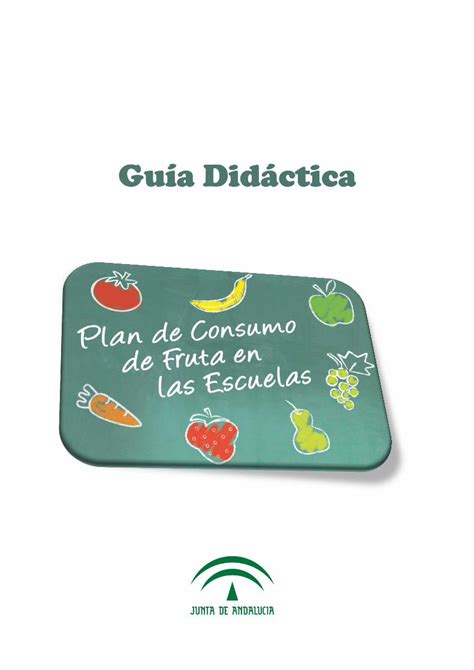 Pdf Guia Didactica Plan Consumo Frutas Consumo De Frutas Y