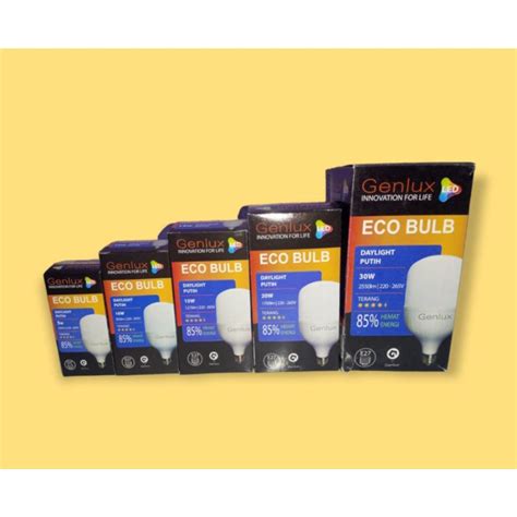 Jual GENLUX BOHLAM GENLUX LAMPU SUPER TERANG BOHLAM HEMAT ENERGI