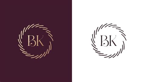 Imagen Vectorial Del Dise O Del Logotipo De Bk Vector Premium